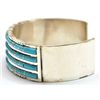 Image 2 : Zuni Turquoise Sterling Silver Cuff Bracelet - Sheldon Lalio