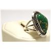 Image 2 : Navajo Broken Arrow Turquoise Sterling Silver Women's Ring - Eugene Belone