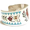 Image 2 : Zuni Multi-Stone Inlay Cardinal Sterling Silver Cuff Bracelet - Dennis & Nancy Edaakie