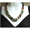 Navajo Jasper & Multi-Stone Sterling Silver Necklace - Tommy Singer