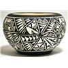 Acoma Pueblo Etched Bowl Pottery - Jae