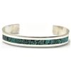 Zuni Turquoise Sterling Silver Bracelet - Alvin Banteah