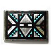 Zuni Multi-Stone Large Buckle - Leander & Lisa Otholi