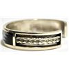 Image 2 : Zuni Multi-Stone Inlay Sterling Silver Cuff Bracelet - Charlotte Dishta