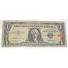 Image 1 : 1957 *RARE STAR NOTE* SERIES $1 SILVER CERTIFICATE  BILL SERIAL # *39144753C *RARE EARLY STAR NOTE