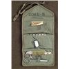 Image 1 : COMPLETE WWII GI SEWING KIT - OD CANVAS AND NUMBERED