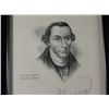 Image 2 : VINTAGE FRAMED PRINT OF PATRICK HENRY 5X7"