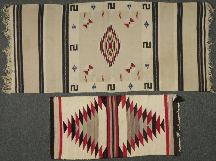2 Pc Navajo Rain Blankets 1800s For Princess Horse