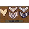 Image 2 : WWII/KOREA U.S. PATCHES-AIR FORCE & ARMY RANK & STRIP