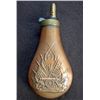 Image 1 : Powder Flask depicting Patritoic Military Scene