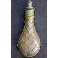 Powder Flask depicting Ornate Pattern