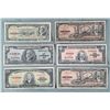 Image 1 : 5 Diff Old Cuban Currency 1949-1960