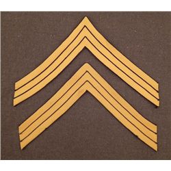 PAIR OF SPANISH-AMERICAN WAR SARGEANT'S STRIPE