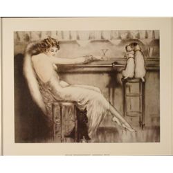 Louis Icart : Le Cocktail Art Print
