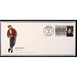 James Dean Cache Envelope Reble Without a Cause & Stamp