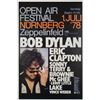 Image 2 : 5 Repro Rock Posters- The Doors Bob Dylan Greatful Dead