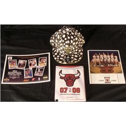 Chicago Bulls Lot Cow Hat, 2007-08 Media Guide 96 Photo