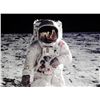 Image 2 : 2 Photos Man on Moon Walk Apollo Aldrin, Shepard