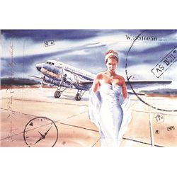 Jack Leroy Le Marriage DC-3 Aviation Art Print