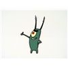 Image 2 : SpongeBob Orig Animation Art Cel Plankton-Thumbs Up!