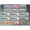 Image 2 : Nicaragua 15 Pcs Uncirculated Paper Currency 1960s-80s