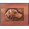 Image 1 : Copper Plate Relief Art Pictures Dog German Pointer