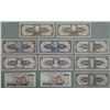Image 1 : 11 pcs of Brazil Paper Money 1970's (Most UNC)