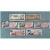 Image 1 : 7 Diff Costa Rica Paper Currency 1975-1990 5-100 Colons