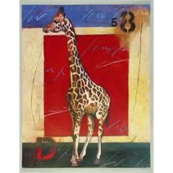 Elizabeth Matrozos Giraffe Art Print Jungle Patterns II