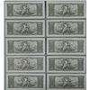 Image 2 : 10 CU Brazil 10 Cruzieros Counter Stamped Paper Money