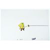 Image 1 : Original Production Cel SpongeBob Art Pulling Far Rope