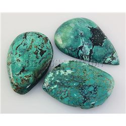 Natural Turquoise 199.60ctw Loose Gemstone Lot of 4