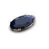 Image 2 : Sapphire Oval 76.12ctw Diamond Pendant 14k W/Y Gold