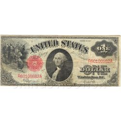$1 1917 Legal Tender Note, G-VG