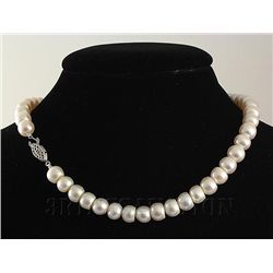 SET OF SIOPAO PEARL NECKLACE & EARRING TOTAL 326.82CTW