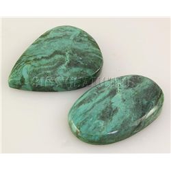 Natural Turquoise 128.84ctw Loose Gemstone 2pc Big Size