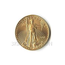 One-Tenth Ounce 2002 US American Gold Eagle Uncirculate