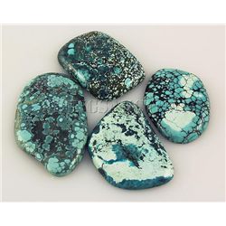 Natural Turquoise 178.15ctw Loose Gemstone Lot of 3