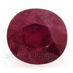 6.64ctw African Ruby Loose Gemstone