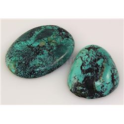 Natural Turquoise 138.24ctw Loose Gemstone 2pc Big Size