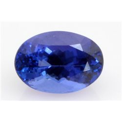 6.48 ct Tanzanite African Stone Oval approx. 9.4x13.4mm