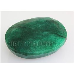 Emerald 217.17ctw Loose Gemstone 46x35x16mm Oval Cut