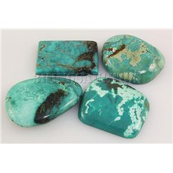 Natural Turquoise 183.15ctw Loose Gemstone 4pc Big Size