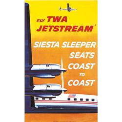 TWA Jetstream Poster, great image