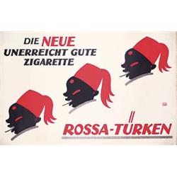Old German Cigarette Poster