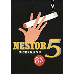 Old German Cigarette Poster