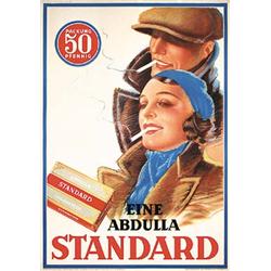 Old German Cigarette Poster