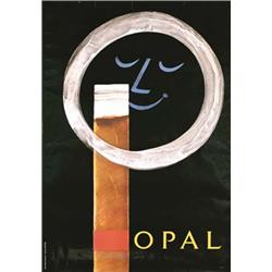 Opal Swiss Tobacco Poster