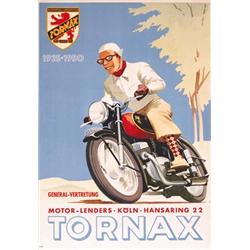 Old Motorcycle Poster