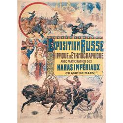 Orig. Russian Exposition Poster 1898